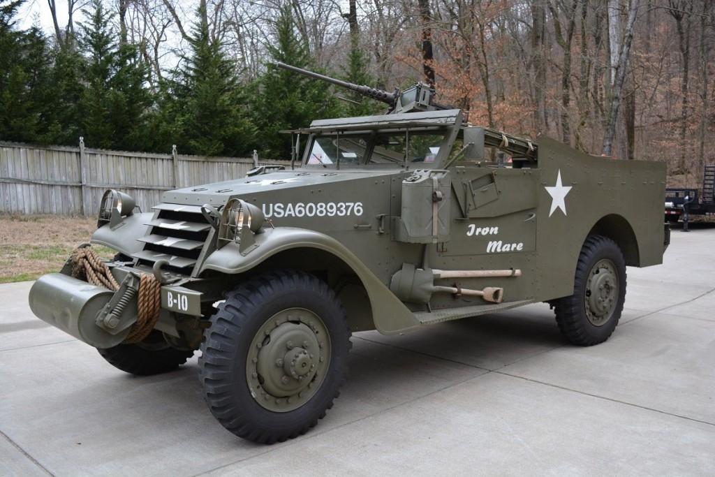 1942 Scout Car M3A1 Restored Runner with radios