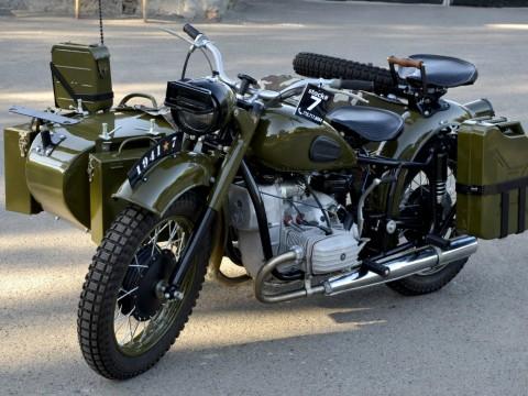 1974 Dnepr with Sidecar. Fully Restored in Military USSR style for sale