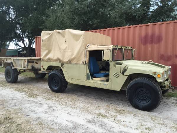 1991 M1038 Hmmwv Military Hummer Sand 6.2L