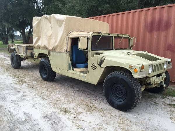 1991 M1038 Hmmwv Military Hummer Sand 6.2L