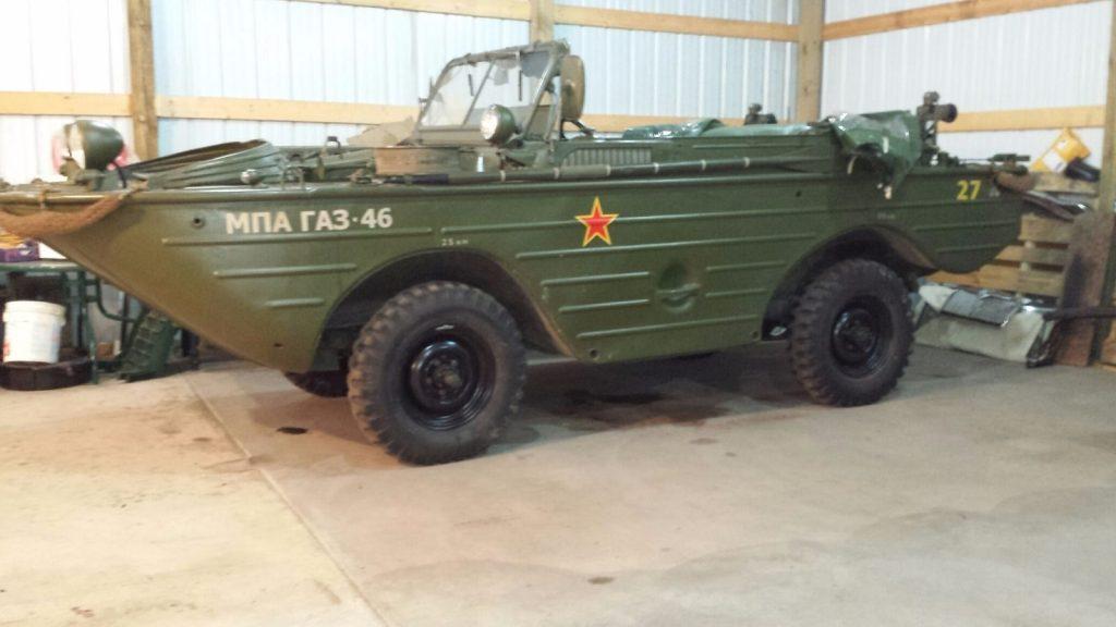Russian GAZ 46 4X4 Amphibious Vehicle military