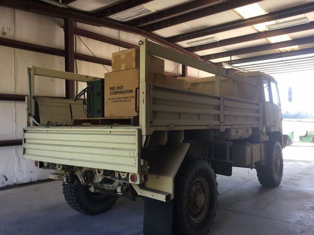 Garage kept Stewart & Stevens M1078 military truck