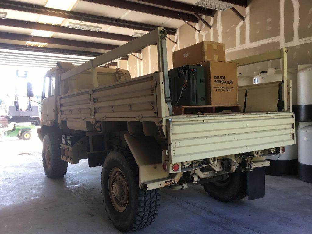 Garage kept Stewart & Stevens M1078 military truck