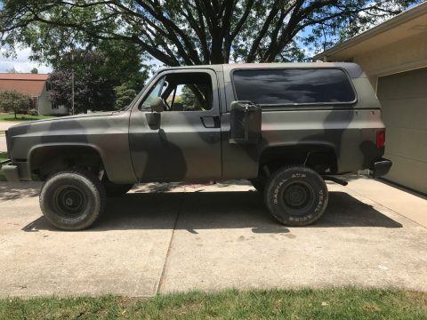 no issues 1984 Chevrolet Blazer military for sale