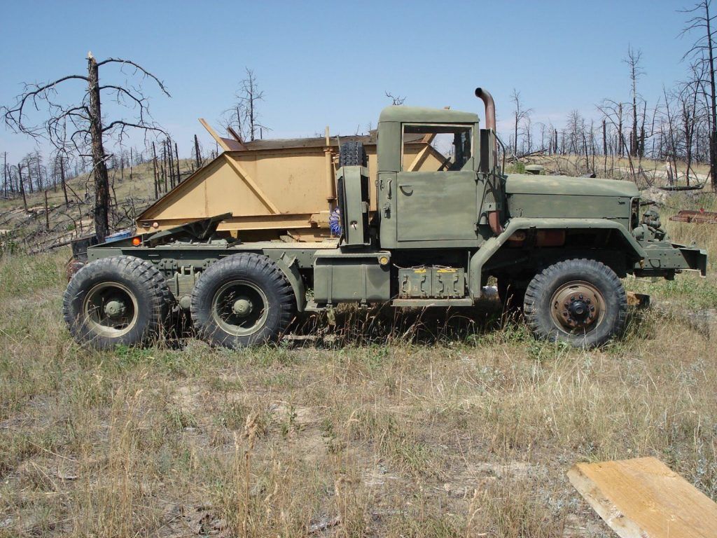 bad winch 1970 Kaiser M818 5 Ton 6×6 Military