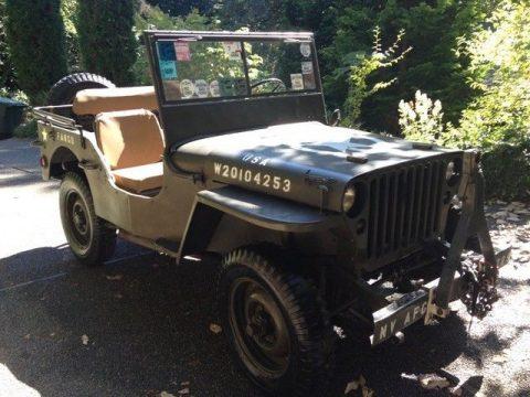 original 1942 Ford GPW WWII Army Jeep military for sale