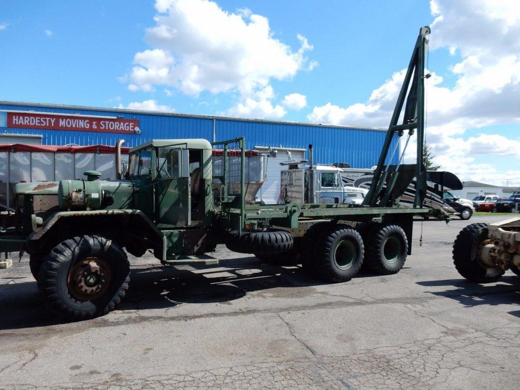 clean 1977 AM General M812 Roll Off Winch military