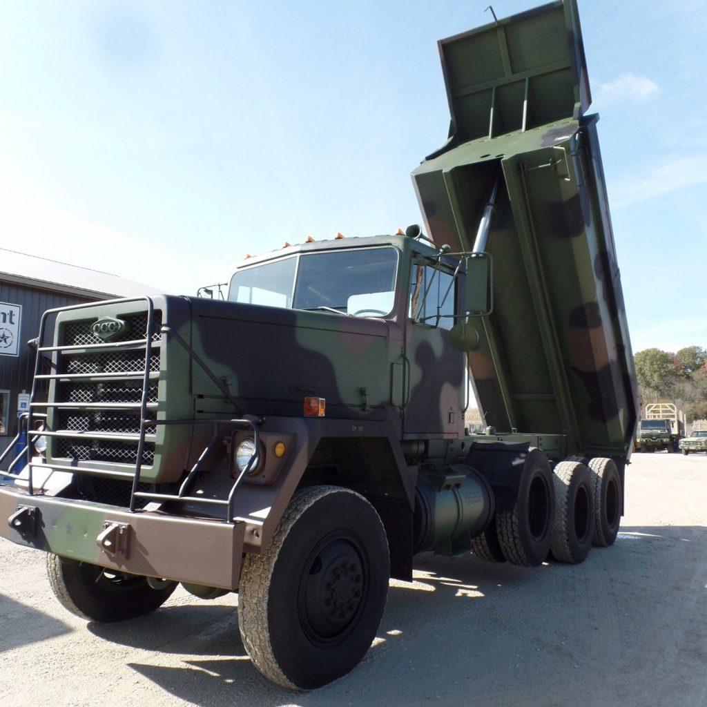 new paint 1979 AM General M917 8×6 Military dump truck