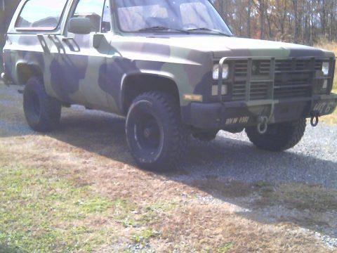 rust free 1986 Chevrolet Blazer military for sale