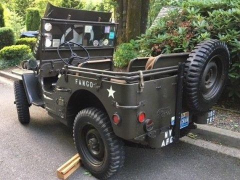 pampered original 1942 Ford GPW WWII Army Jeep military for sale