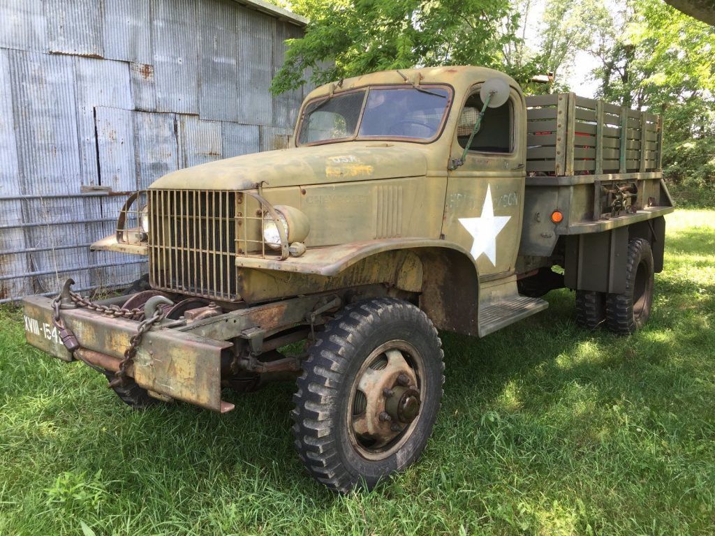 true survivor 1942 Chevrolet G506 1.5 ton truck military