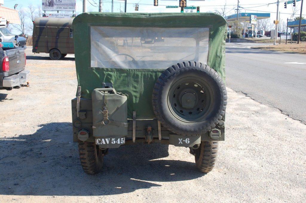 standard 1970 Ford M15/A1 military jeep