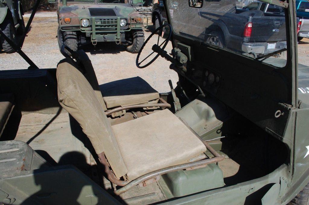 standard 1970 Ford M15/A1 military jeep