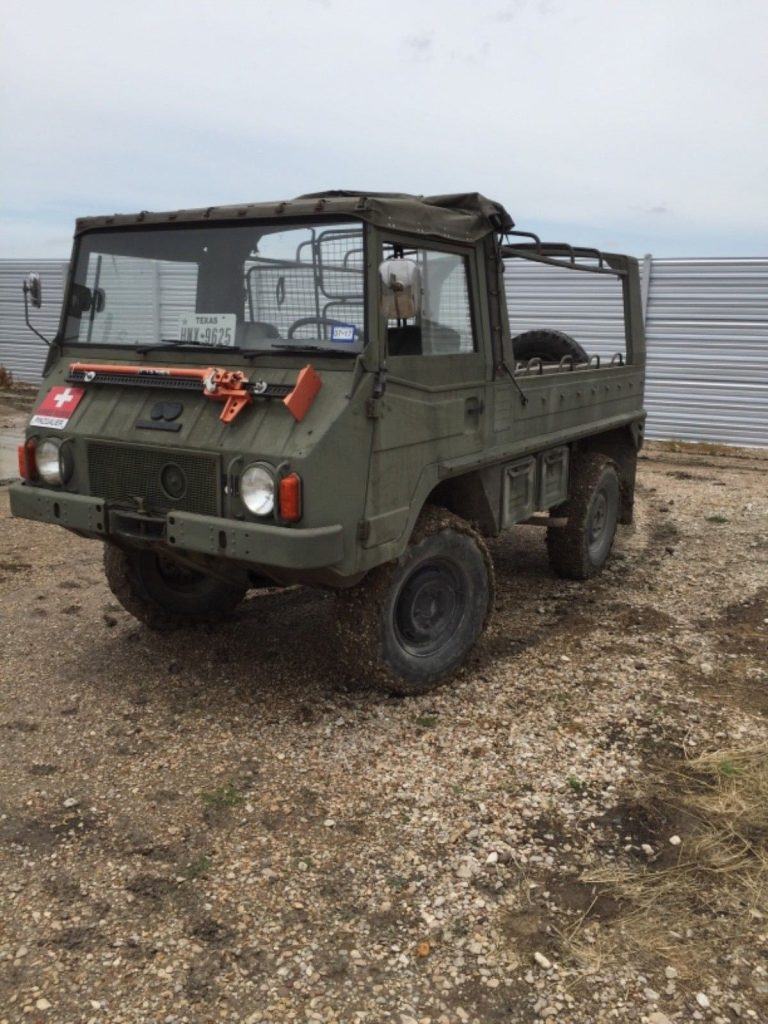 fully serviced 1973 Pinzgauer 710M Military Transport Vehicle
