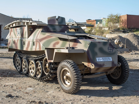 Fully Restored 1944 Sdkfz 251 7/D half track military for sale