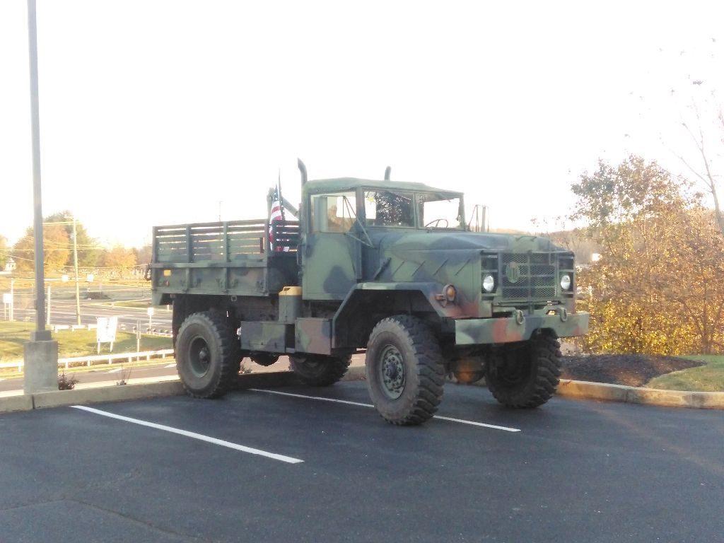 restored 1984 m923 5 ton Military Bobber