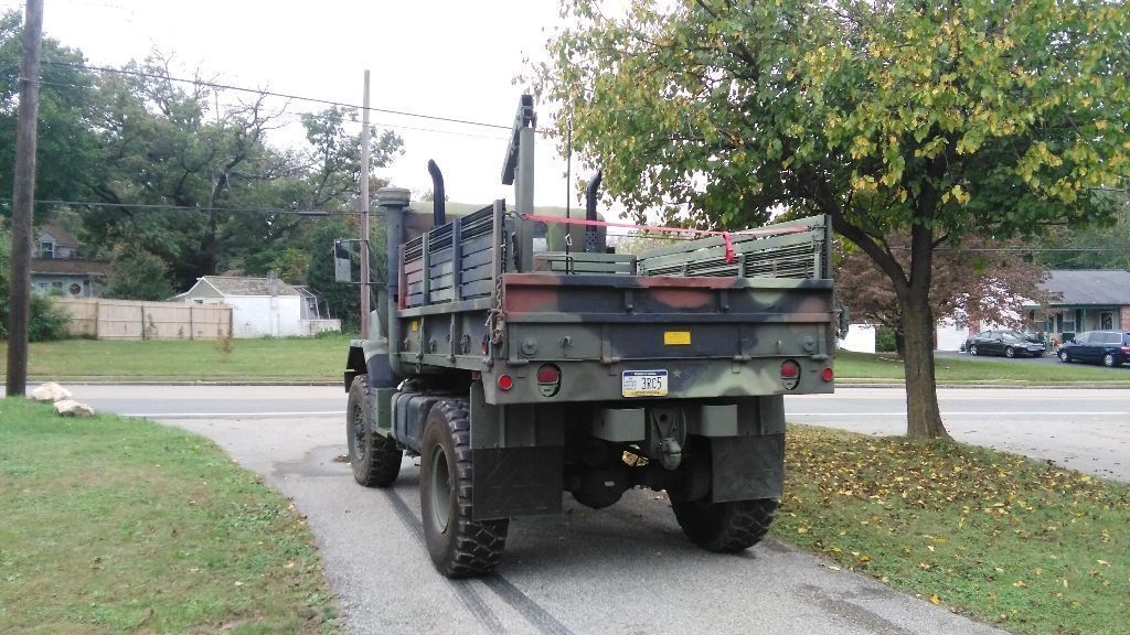 restored 1984 m923 5 ton Military Bobber