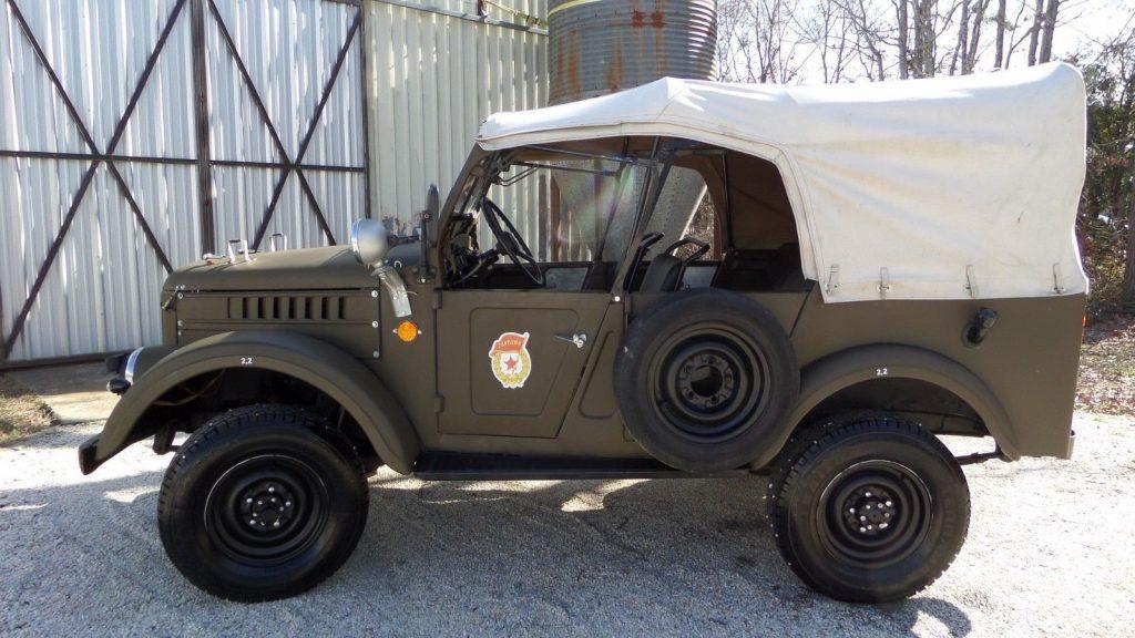 works great 1968 GAZ EX Military Convertible