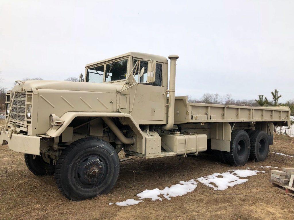 Low Miles 1985 AM General M927 Military Cargo Truck