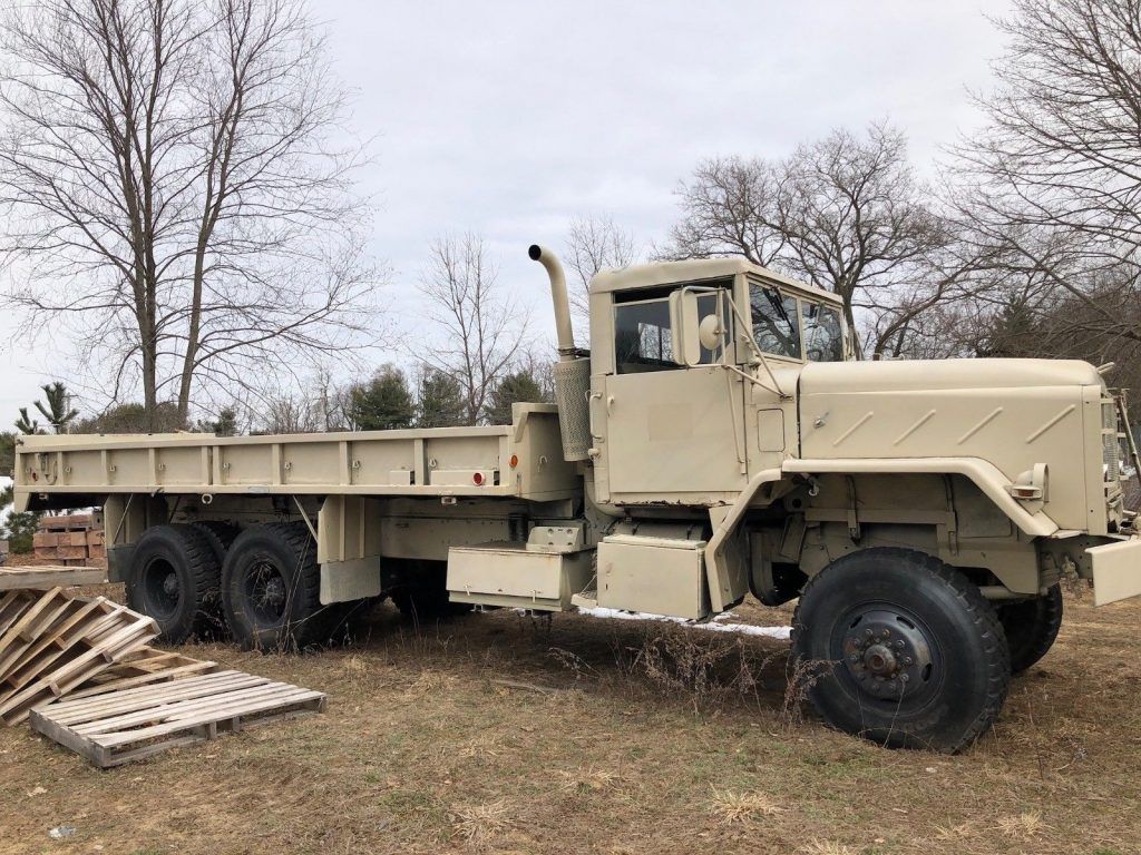 Low Miles 1985 AM General M927 Military Cargo Truck
