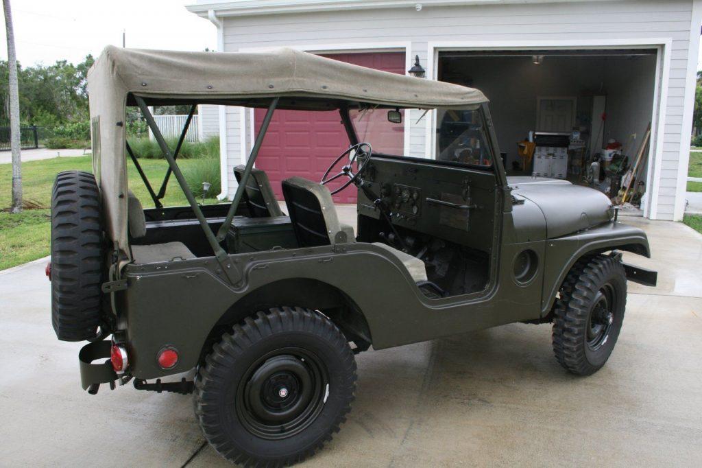movie car 1953 Willys Jeep M38A1 military