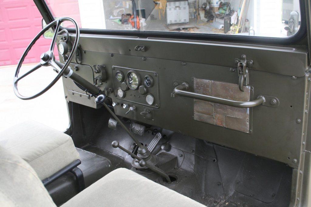 movie car 1953 Willys Jeep M38A1 military