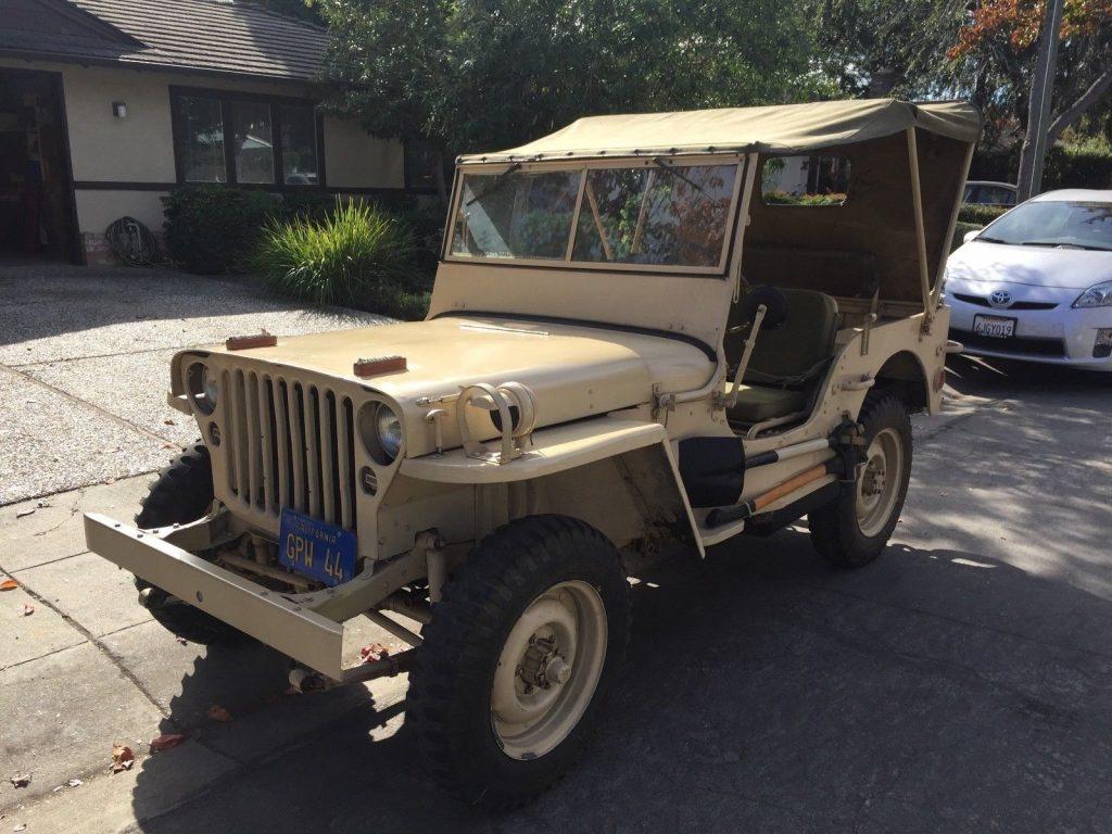 older restoration 1943 Ford FORD GPW JEEP military