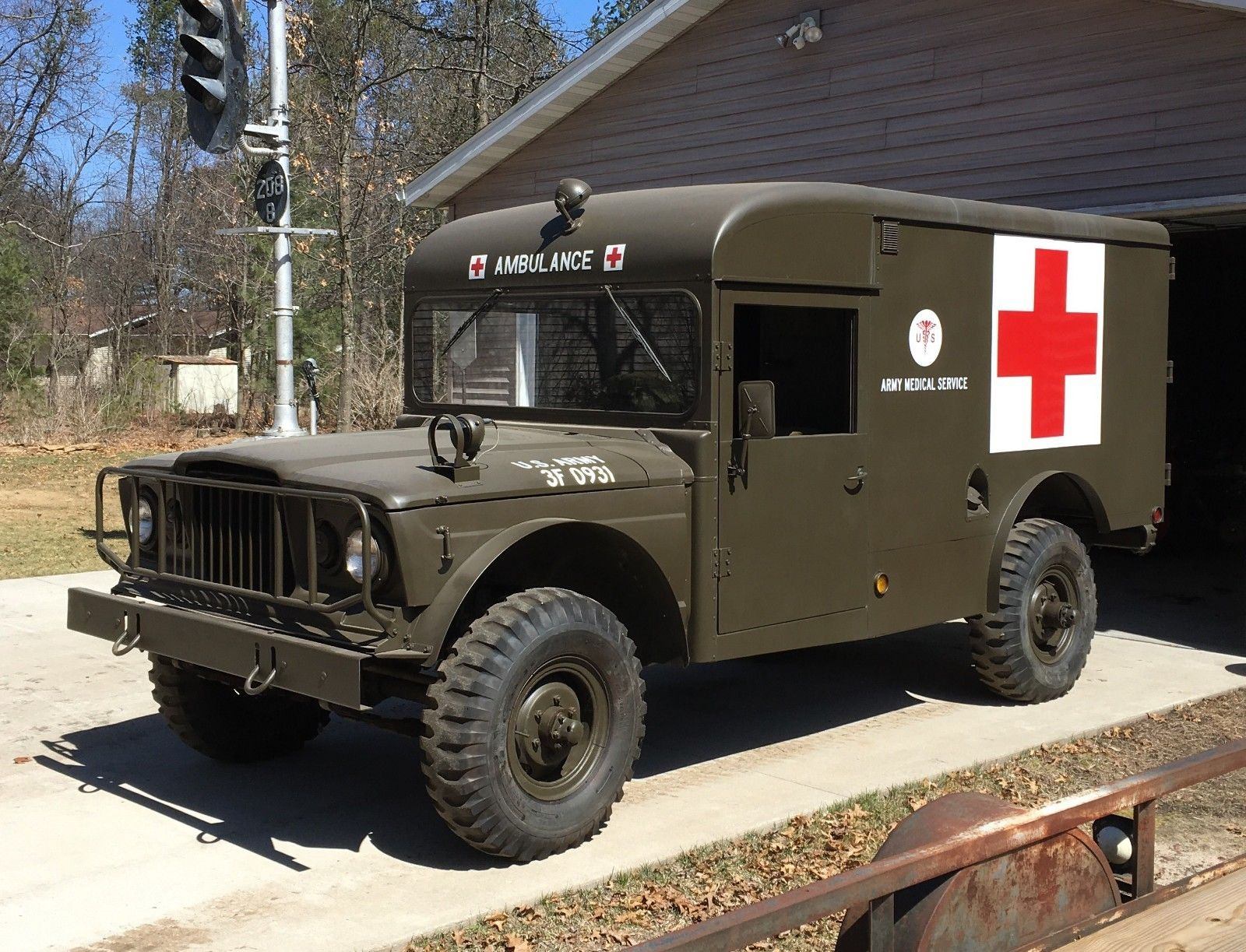 Engine professionally rebuilt 1967 Kaiser Jeep M 725 Ambulance military 