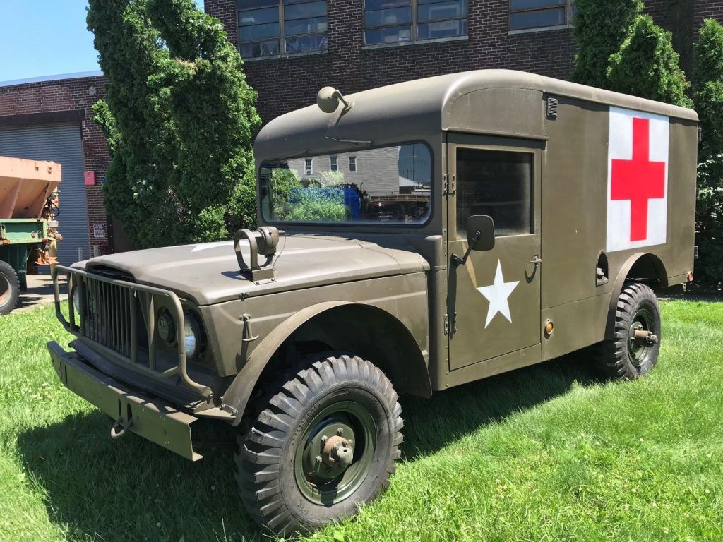 completely serviced 1968 Kaiser Jeep M715 with Ambulance military