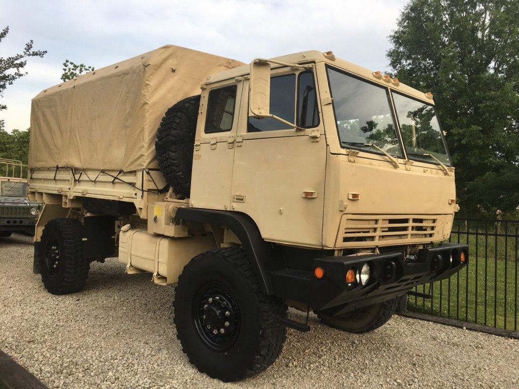 RARE 1997 Stewart & Stevenson LMTV M1081 4X4 Military Cargo Truck
