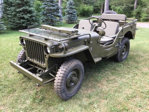 rust free 1942 Willys MB Military jeep WWII GPW for sale