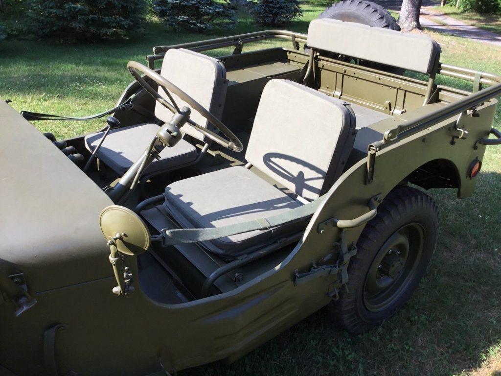 rust free 1942 Willys MB Military jeep WWII GPW