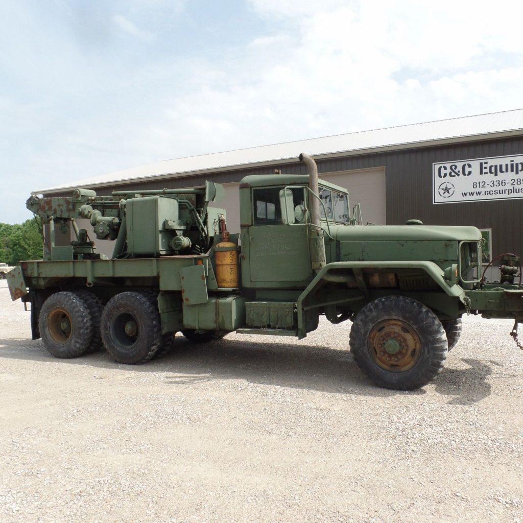 solid 1971 BMY M816 Wrecker Winch 5 ton military