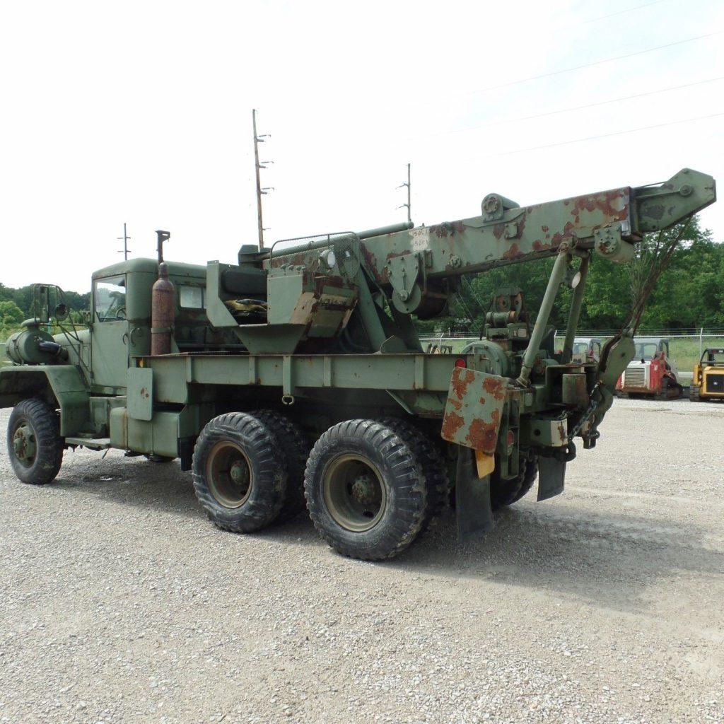 solid 1971 BMY M816 Wrecker Winch 5 ton military