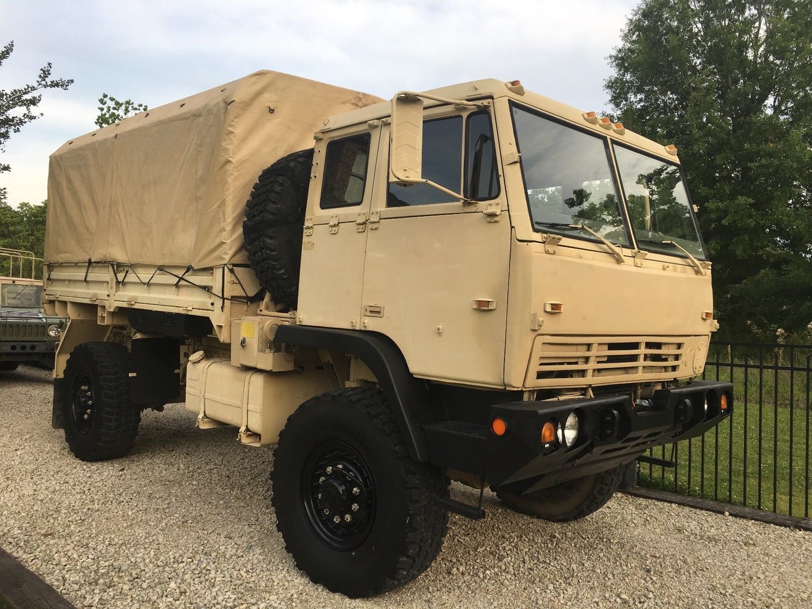 rare 1997 Stewart & Stevenson LMTV M1081 4X4 Military Cargo truck for sale