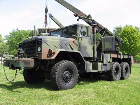Ready for work 1991 AM General M936 Recovery Rotator 6&#215;6 Tow Truck Wrecker Crane for sale