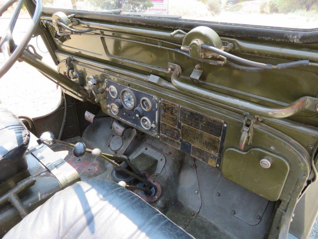 rust free 1952 Willys M38 Military
