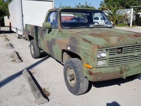 solid 1986 Chevrolet M1008 CUCV military pickup for sale