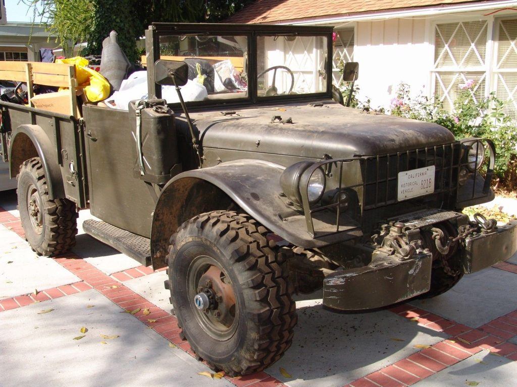 everything works 1953 Dodge Power Wagon M37 military