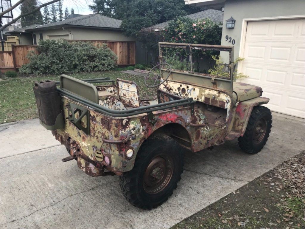 needs restoration 1943 Ford GPW Army Jeep military