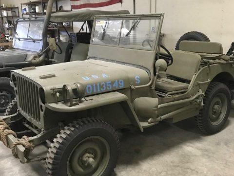 restored original WWII 1942 Ford Jeep GPW miluitary for sale