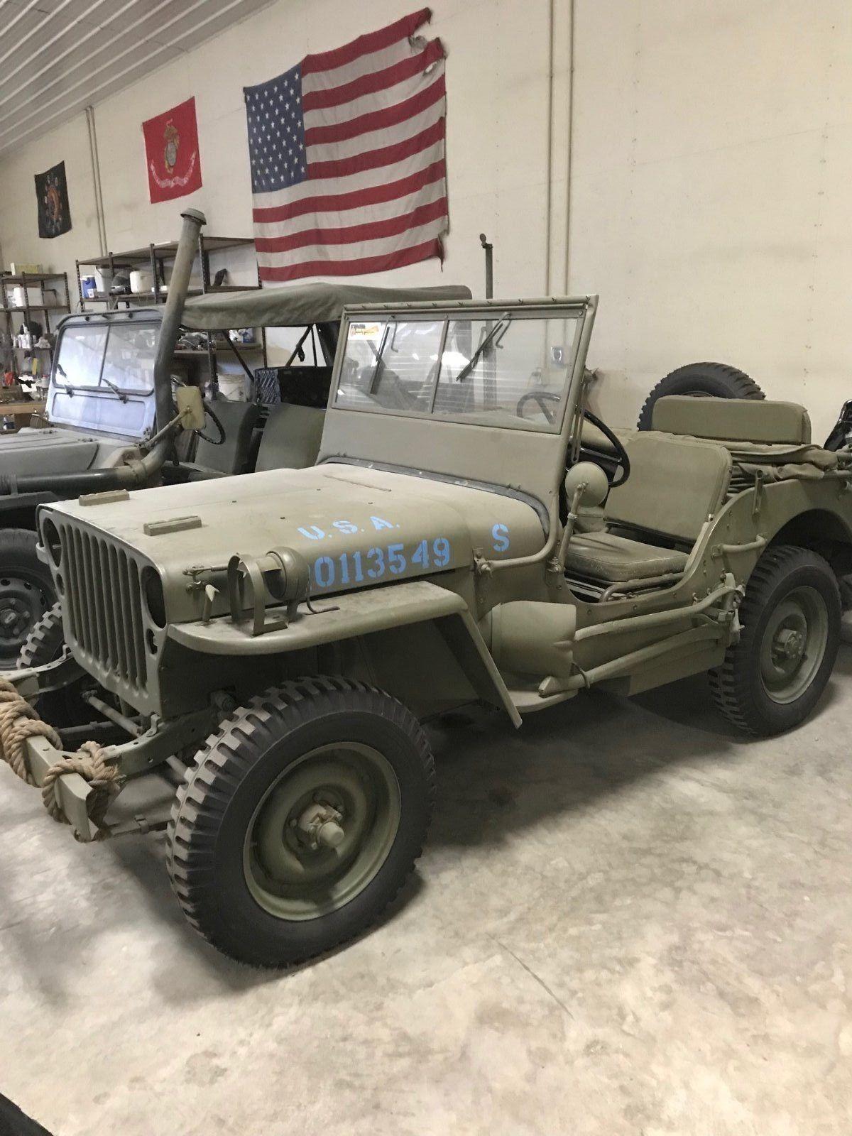restored original WWII 1942 Ford Jeep GPW miluitary for sale