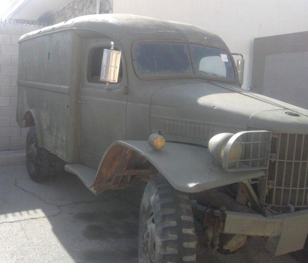 WWII classic 1941 Dodge WC18 Ambulance Power Wagon military
