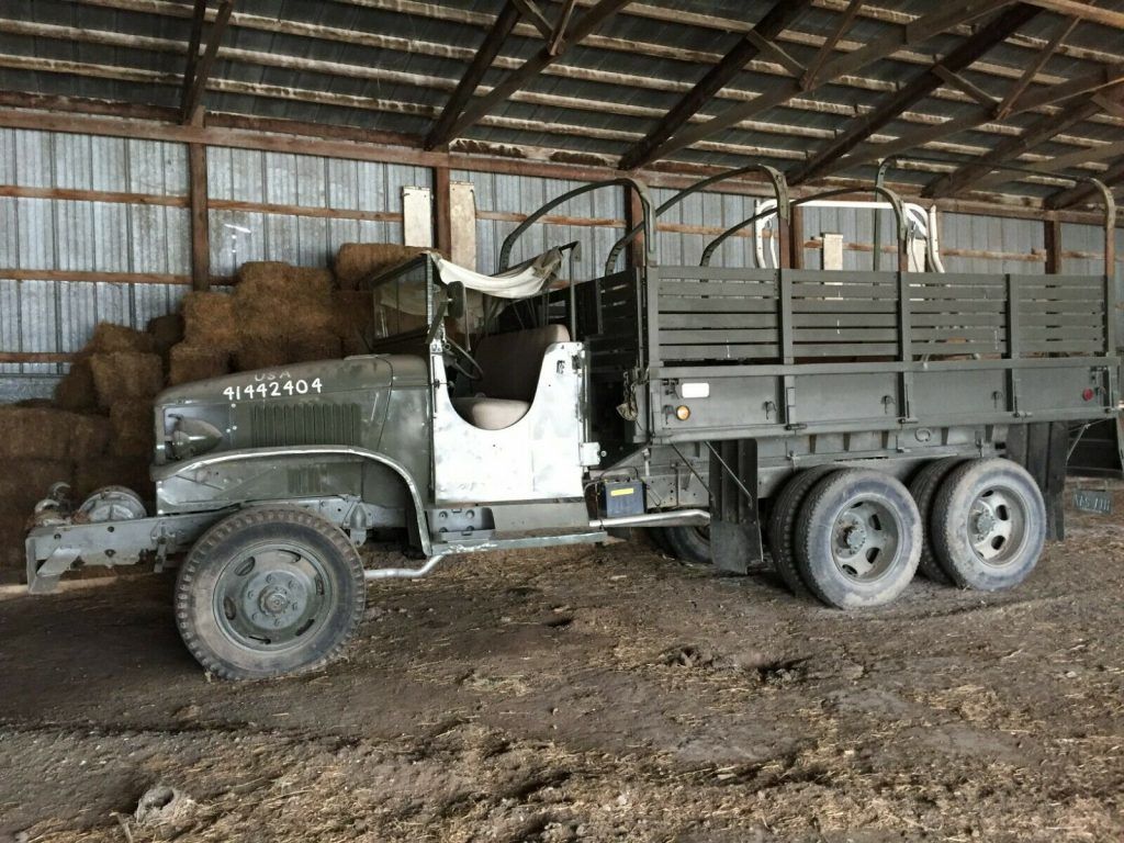restored 1945 GMC military truck