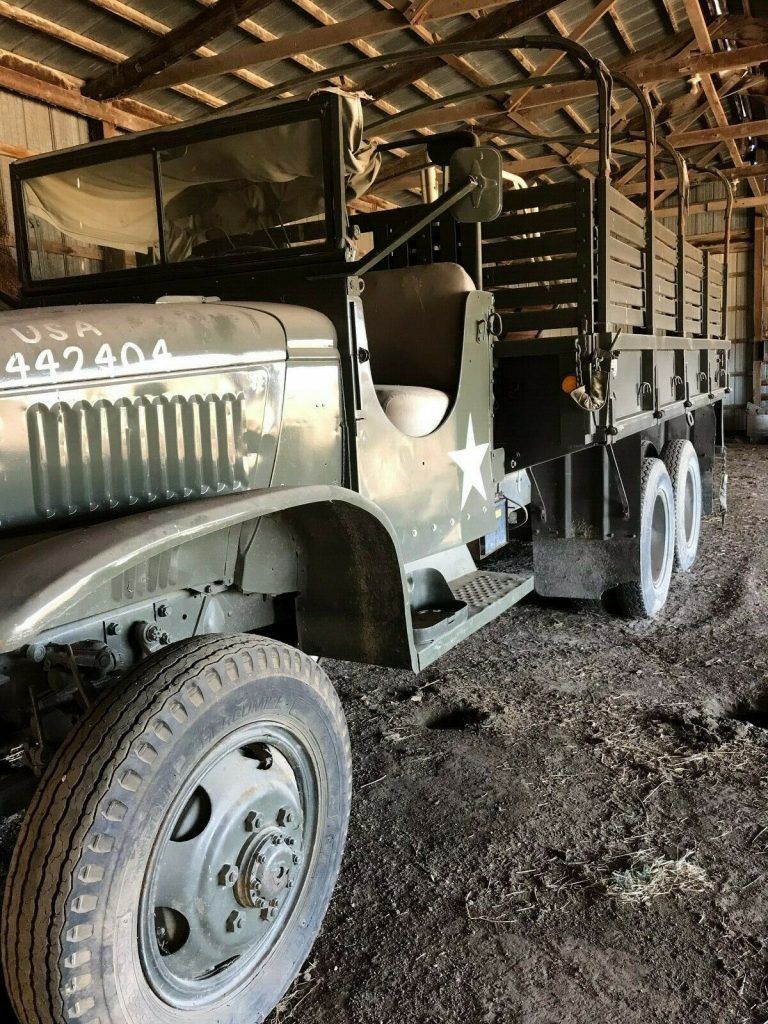 restored 1945 GMC military truck