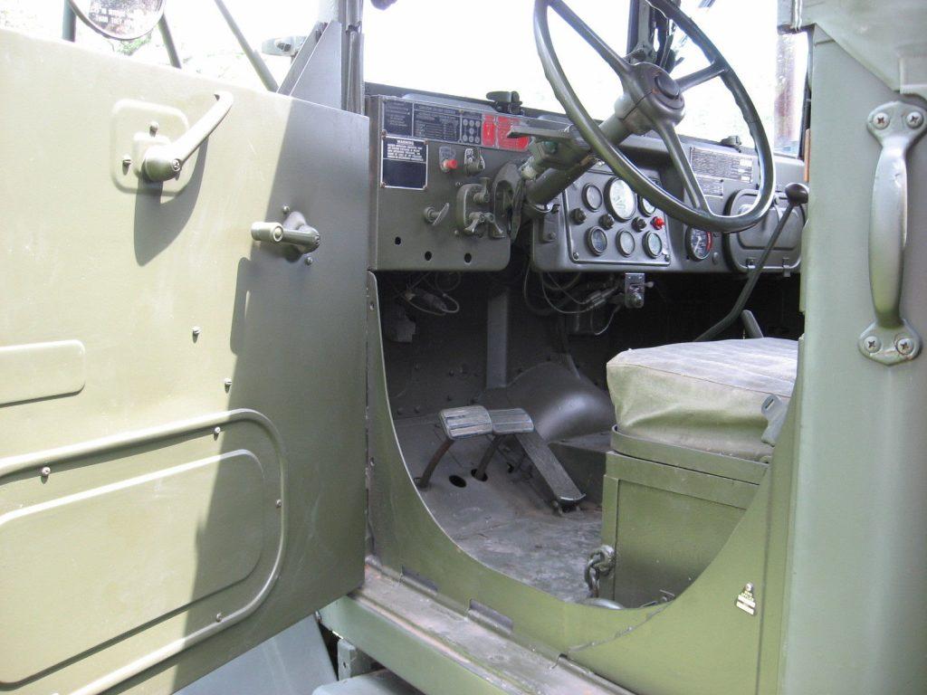 runs and drives 1957 AM General Utica Bend military truck