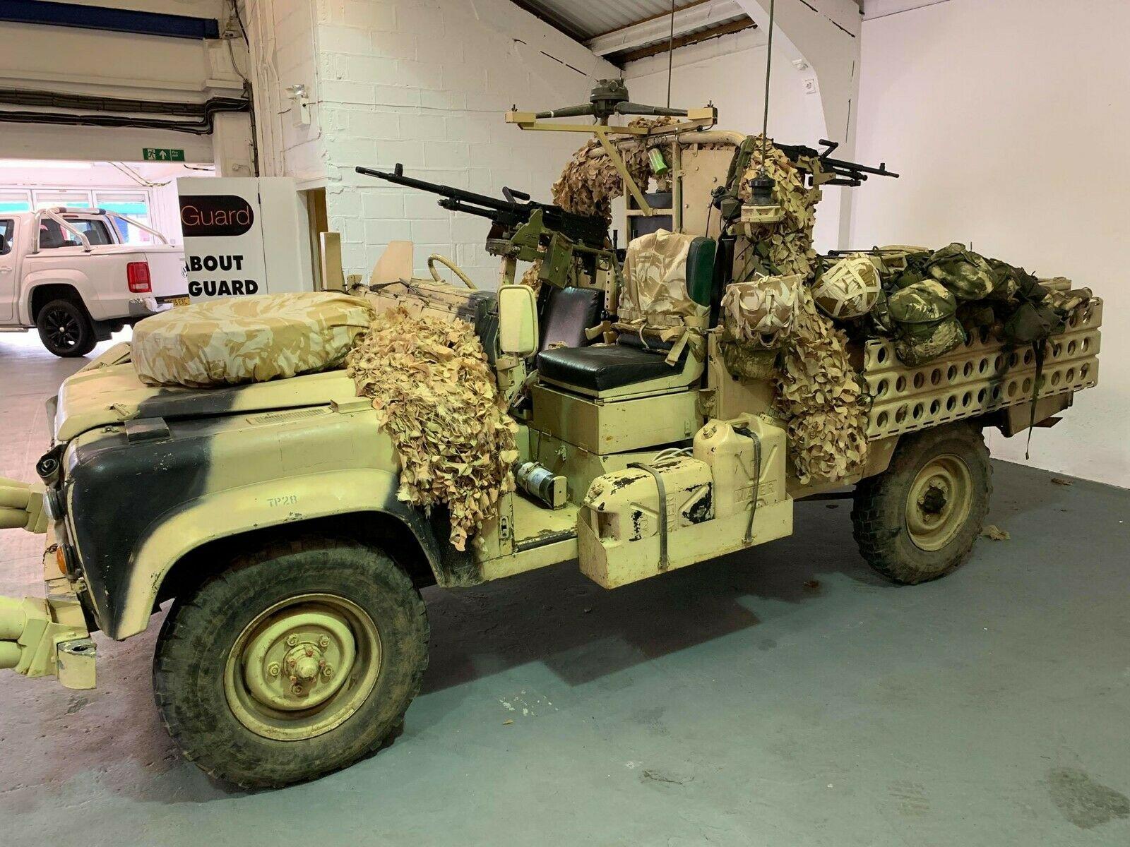 excellent shape 1987 Land Rover 110 SAS DPV replica military for sale