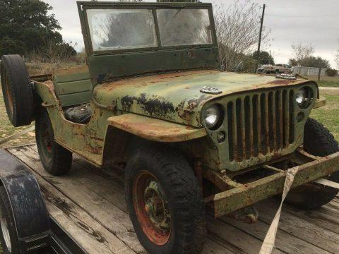 barn find 1945 Jeep GPW military for sale