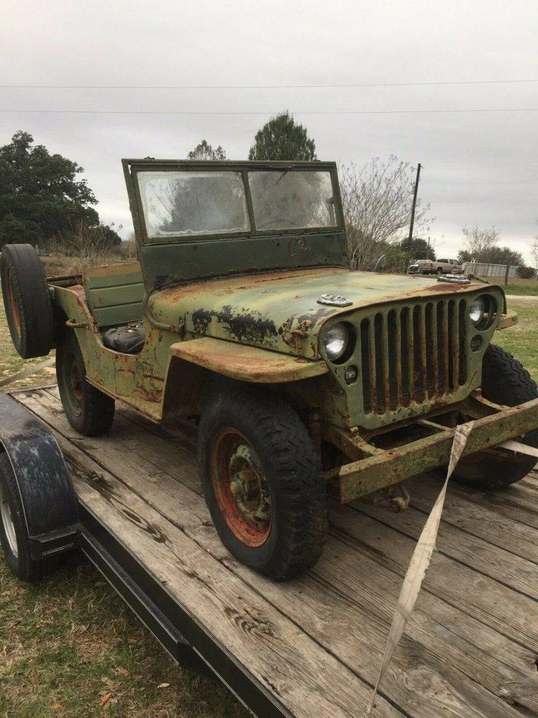 barn find 1945 Jeep GPW military