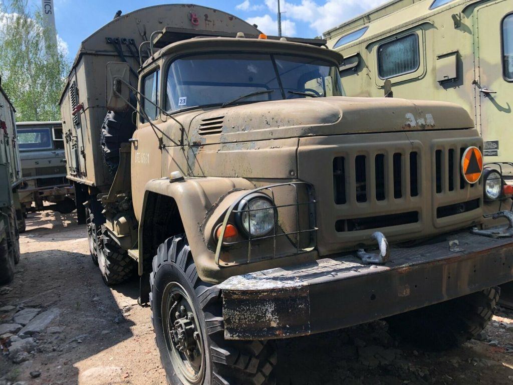 solid 1987 ZIL 131 military